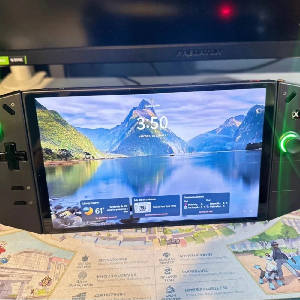Lenovo Handheld Console - Black and Green
